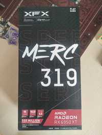 Новая видеокарта AMD XFX MERC319 RX 6950XT Black Gaming