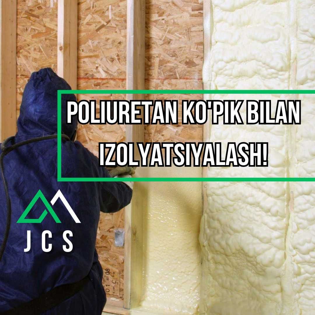 Har qanday murakkablikdagi poliuretan ko'pikli izolyatsiya!