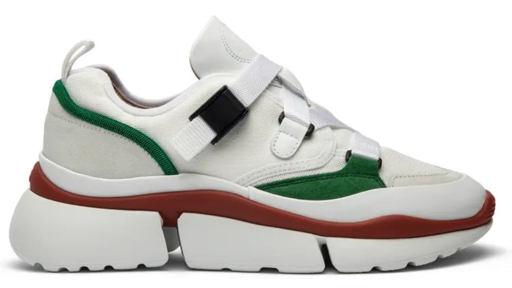 Оригинални Chloé Sonnie Low Top 'Jungle Green'