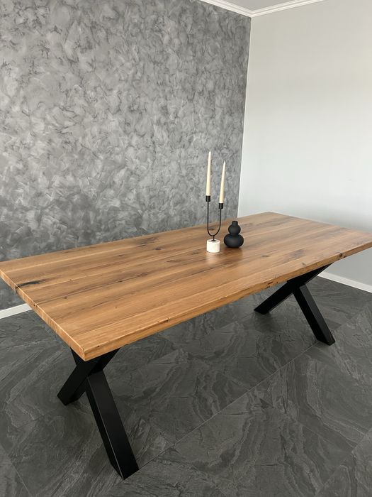 Vând masa lemn masiv stejar