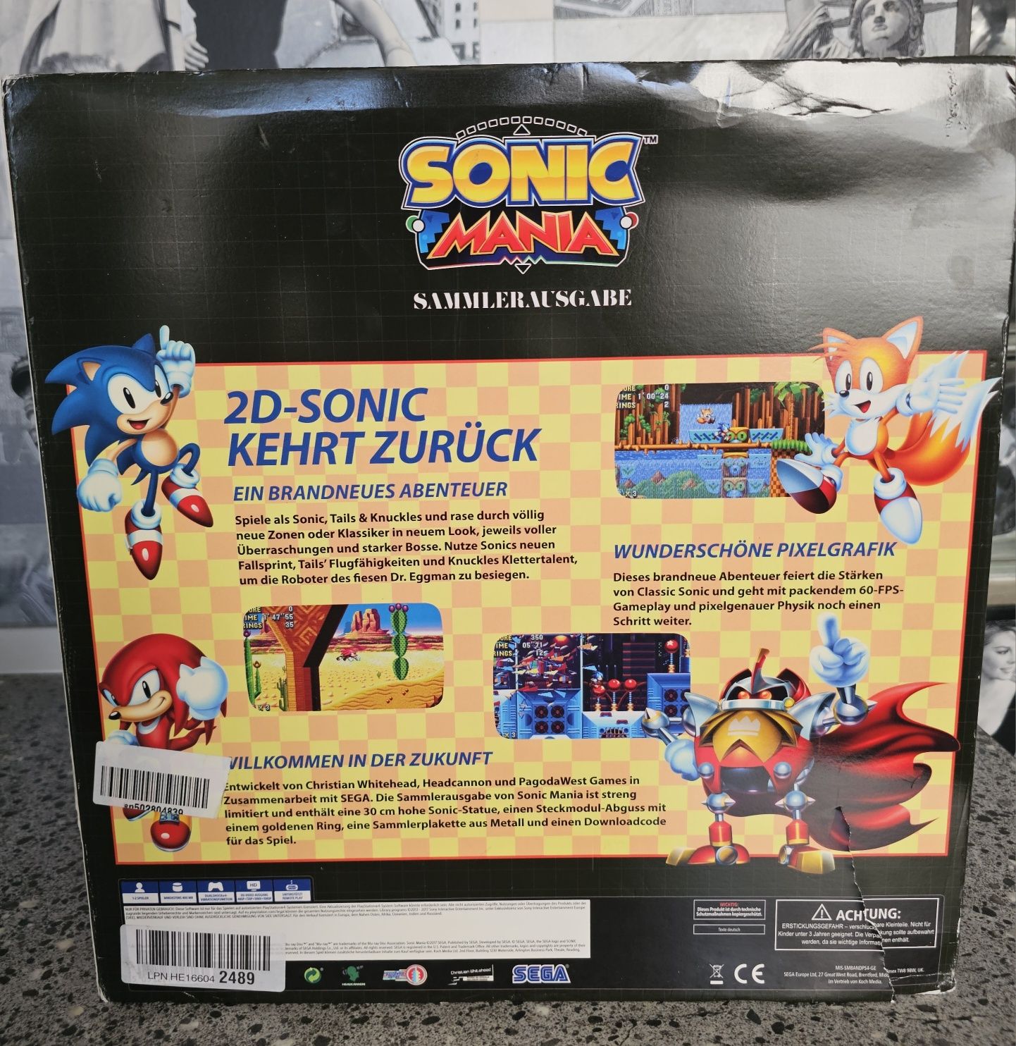 Sega Sonic Mania Ps4 Collectors Edition