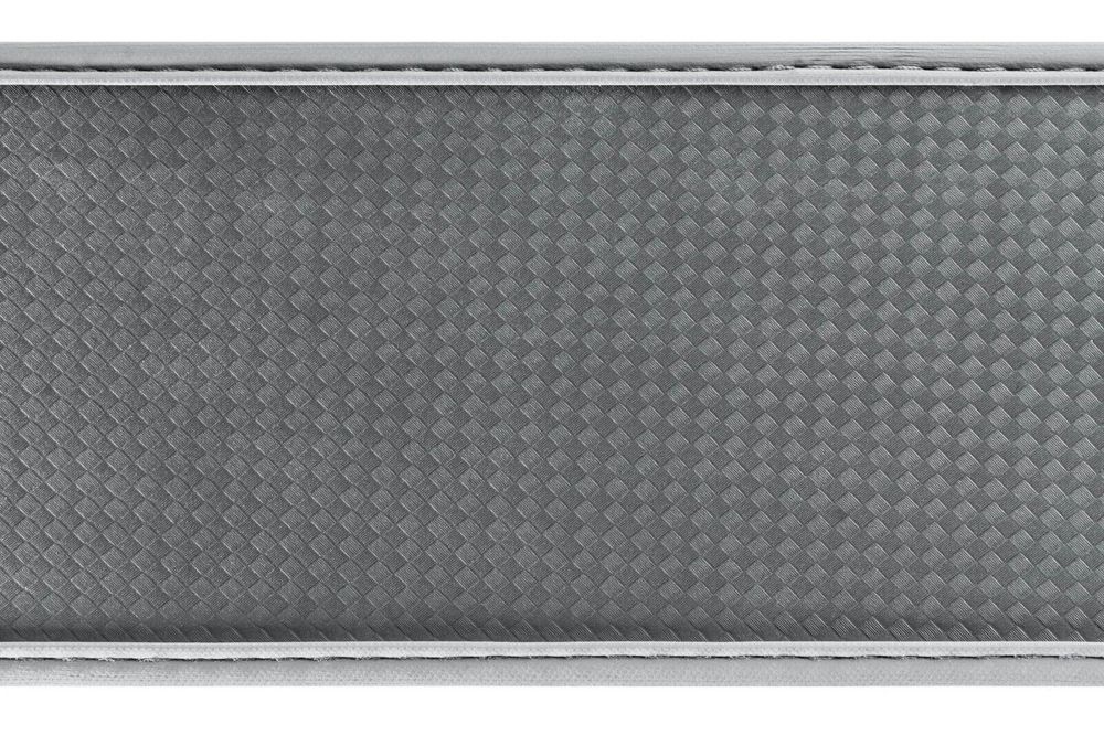 калъф за волан от еко кожа - универсален 37-38см - черно-сив ...