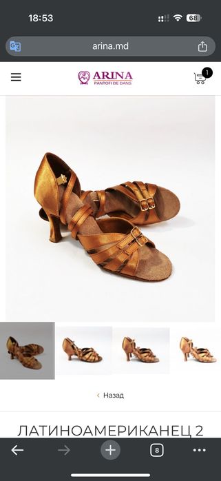 Pantofi de dans latino, NOI