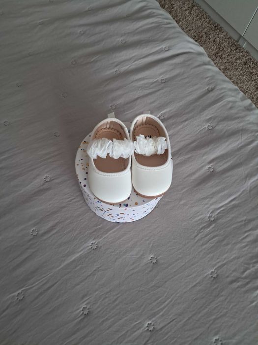 Официален сет рокля,жилетка и чорапогащник 12-18 мес 86-92 см C&A