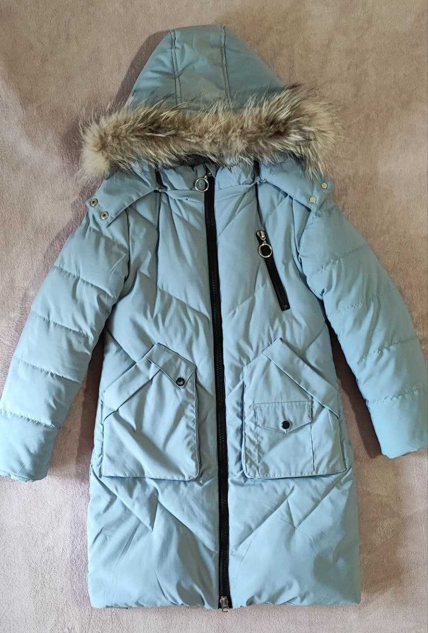 Куртка зимняя, пуховик (размер 146)