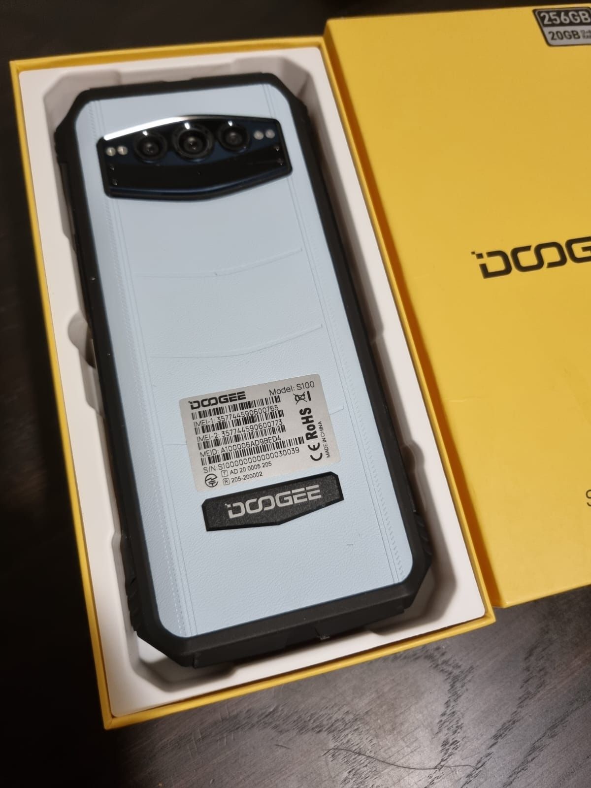 Telefon mobil Doogee S100 Ice Blue, 4G, IPS 6.58" FHD+, 12 GB+8GB RAM,