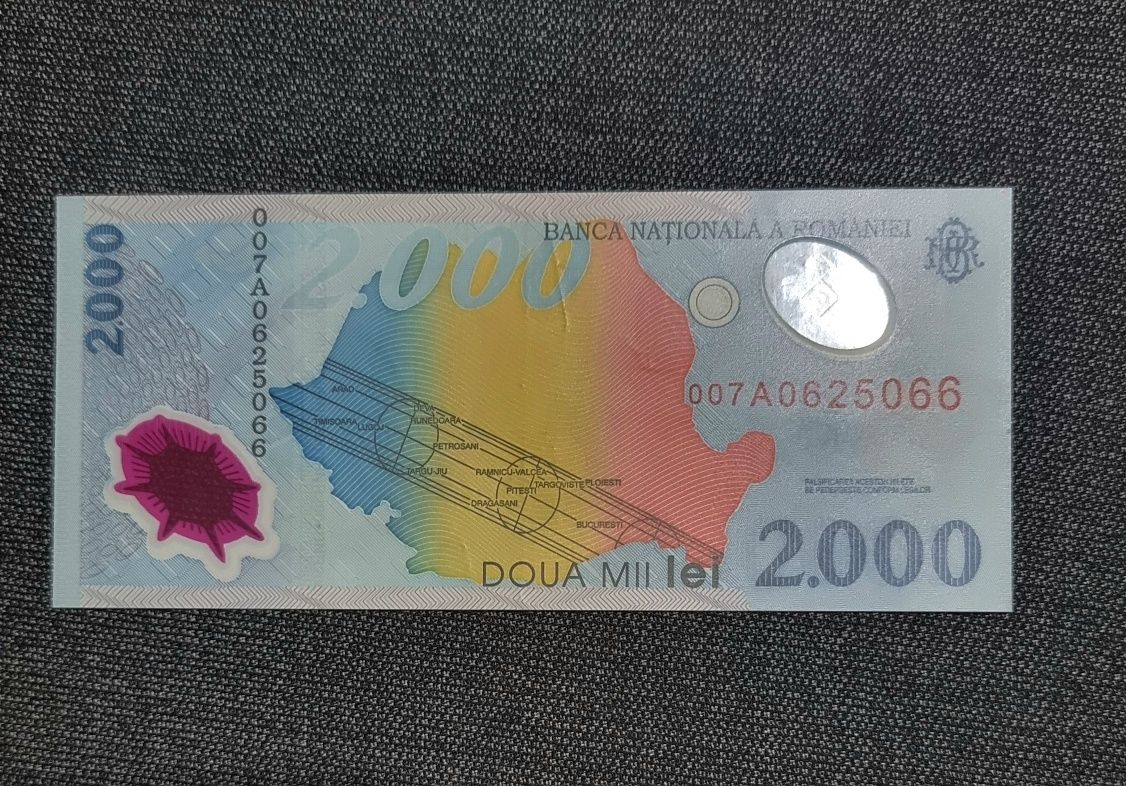 Bancnota 2000lei eclipsa