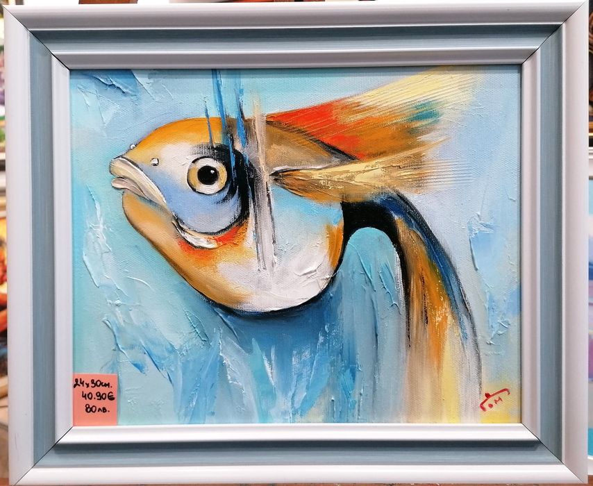 5бр.картини с маслени бои