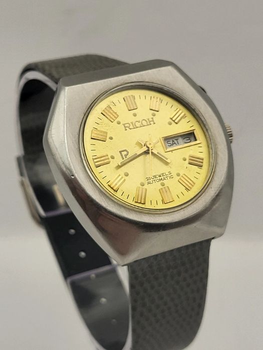 RICOH Automatic 21 Jewels Day/Date CEAS Japonia 39mm Functional