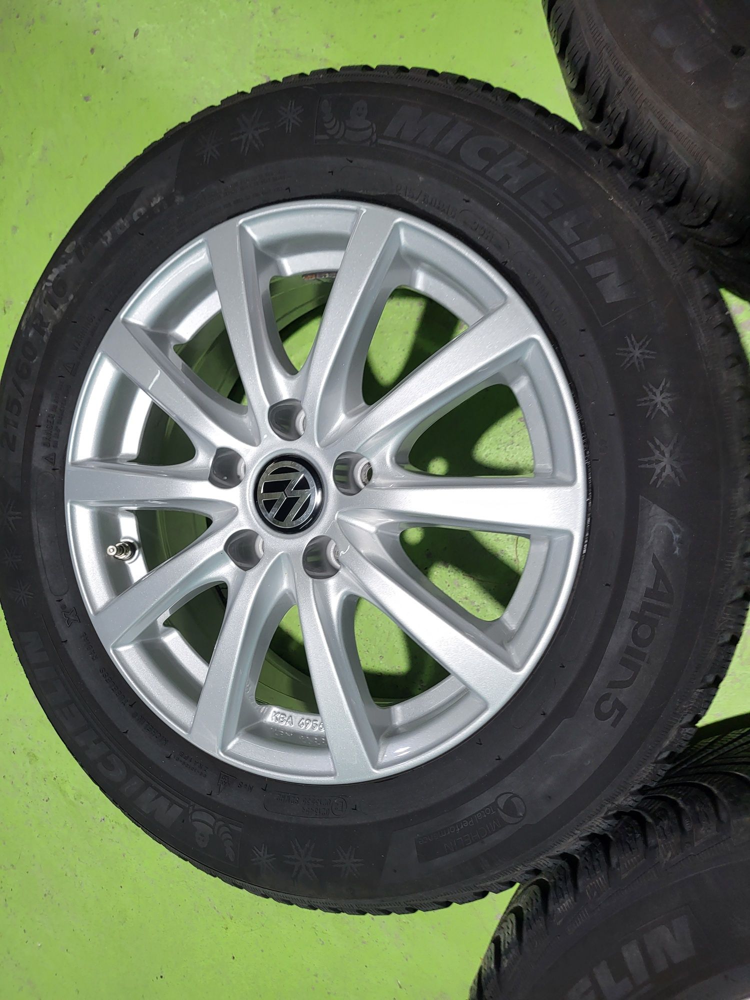 16 5x112 Vw Passat Touran Caddy Skoda 5х112 215/60/16 Michelin