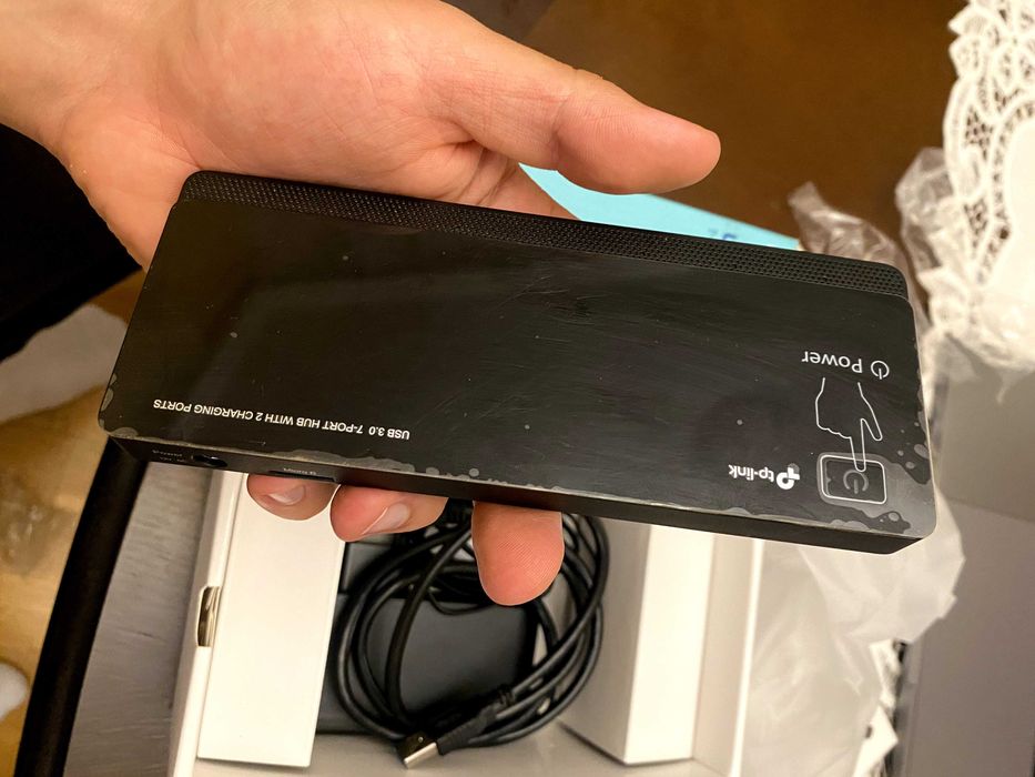 HUB USB TP-LINK UH720, 7 porturi USB 3.0, 2 porturi Fast Charging