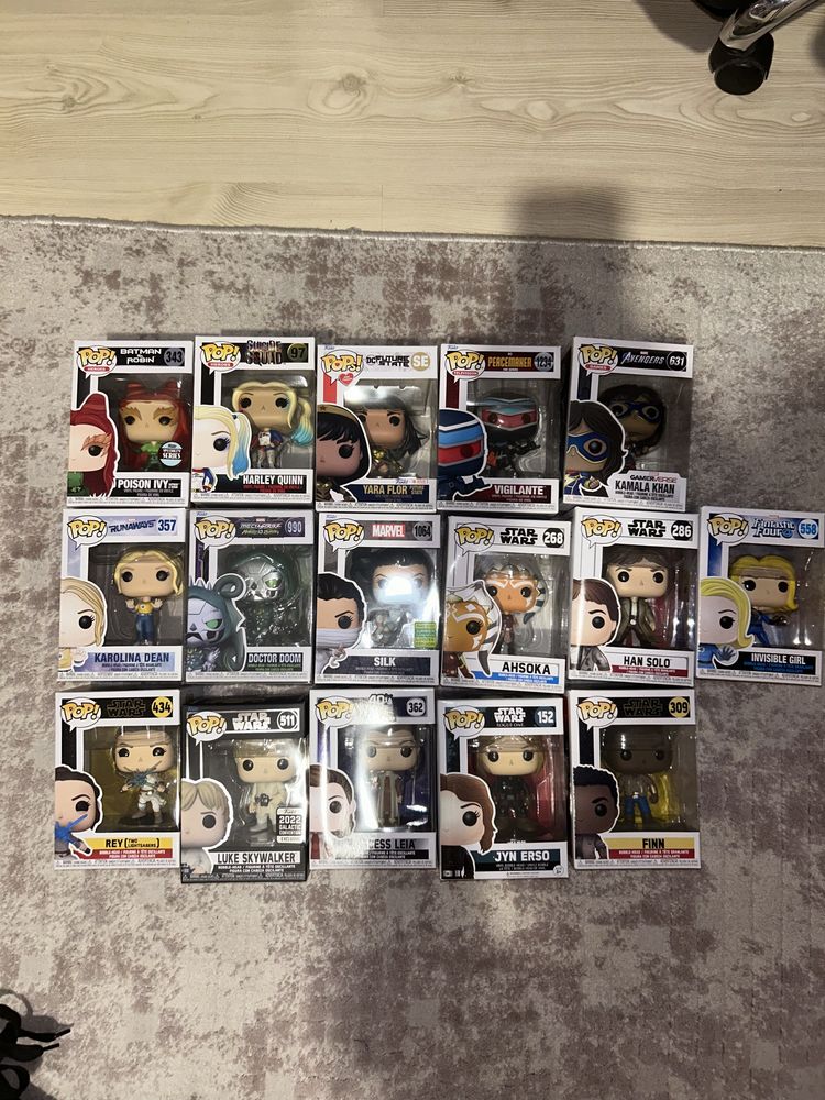 Funko pop Marvel, Dc, Star Wars и други