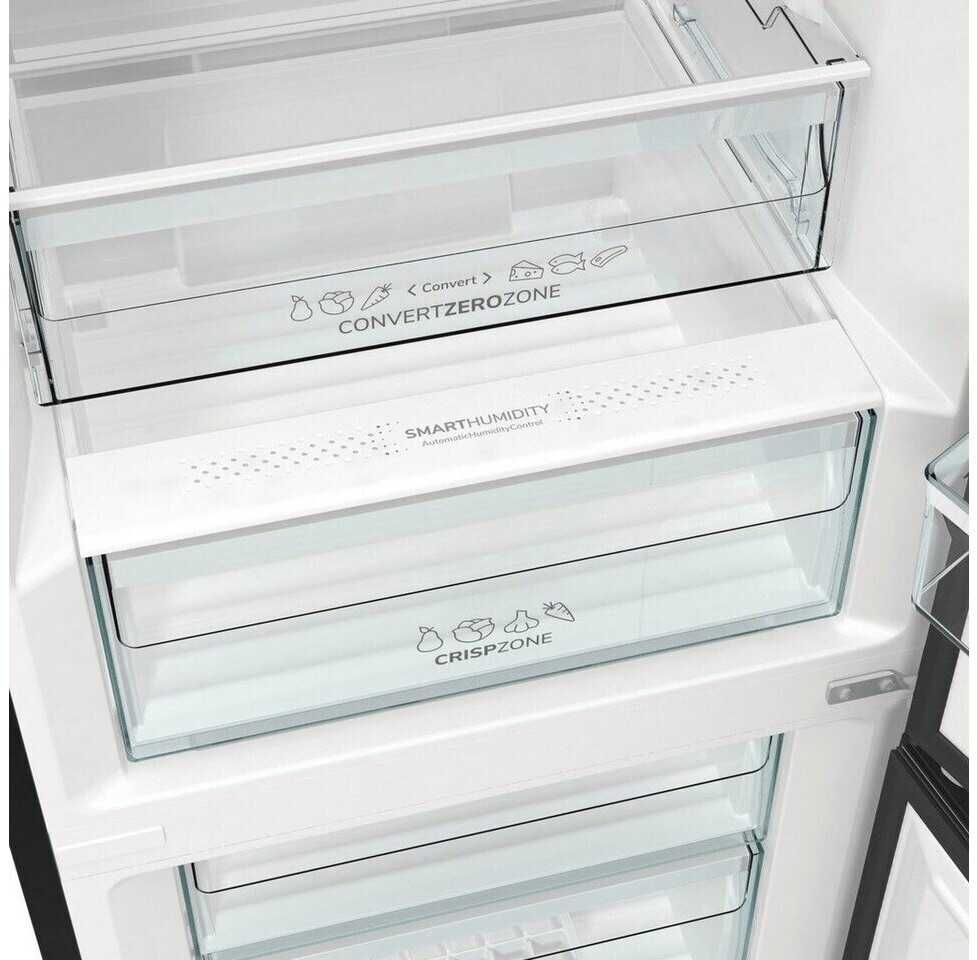 Хладилник с фризер GORENJE NK79B0DBK 185см.