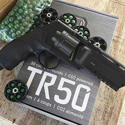 Revolver CO2 ~PUTERNIC~ 195 M/s!!cu Munitie Cauciuc FULL AUTO!! Pistol