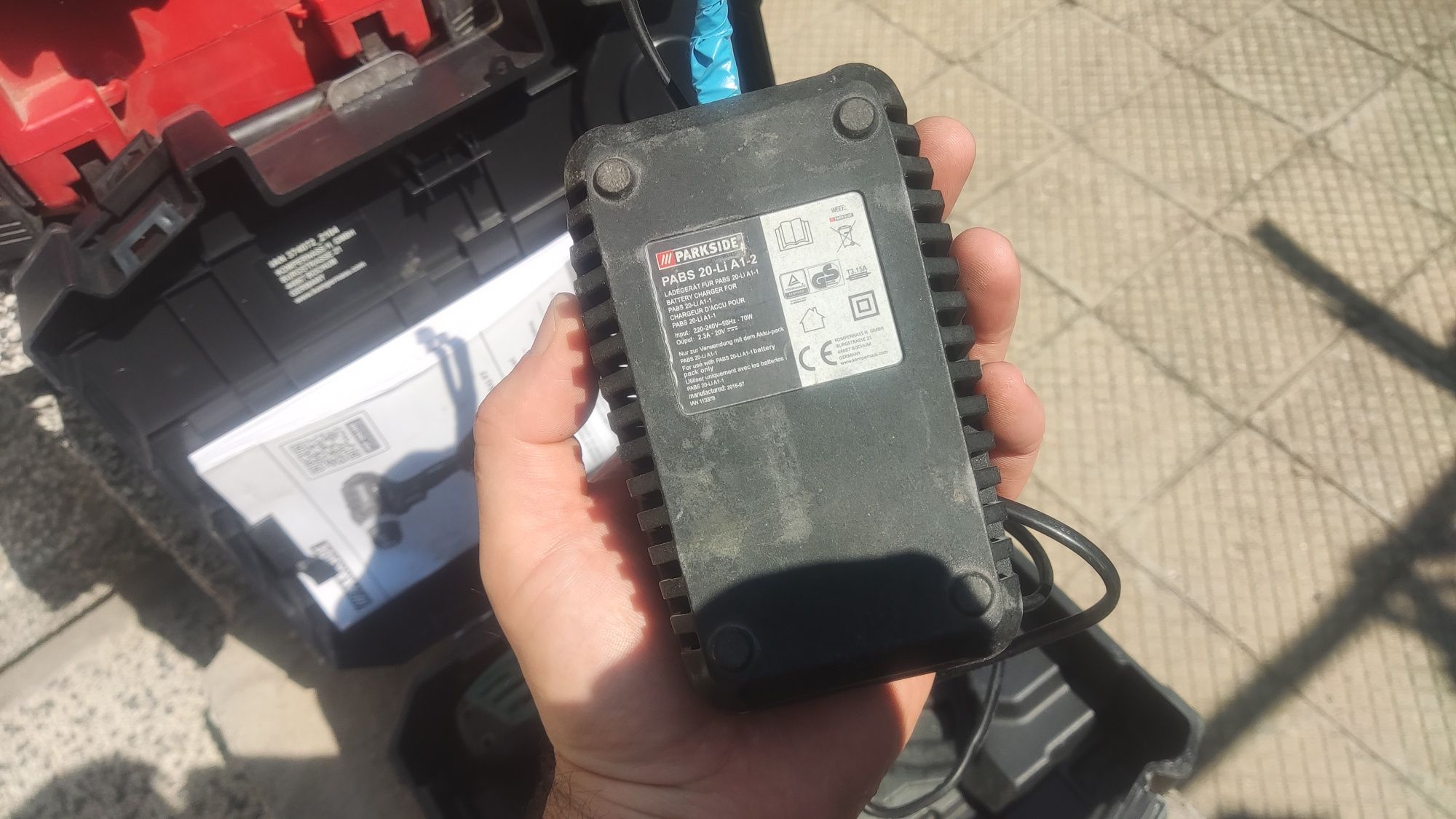 Винтоверт акумулаторен Parkside 20V