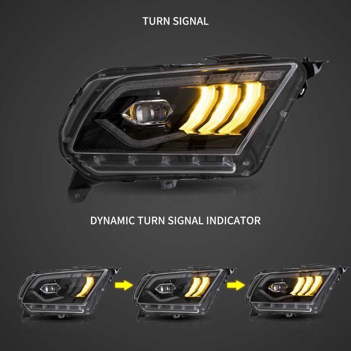 Комплект Full LED фарове за Форд Мустанг 2010 - 2014 USA Mustang