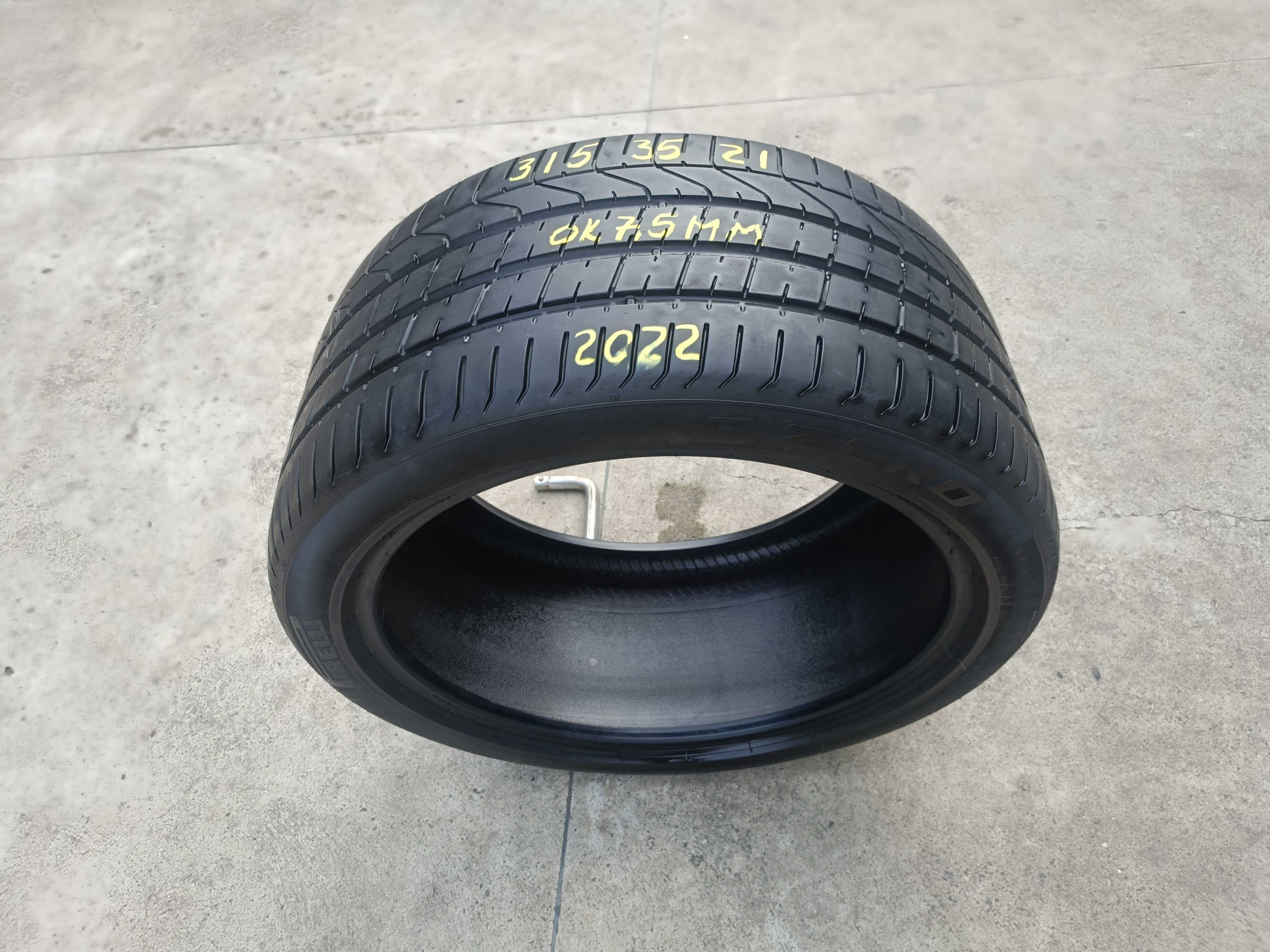 O anvelopa de vara 315 35 21 pirelli p zero cu 7,5 mm dot 2022