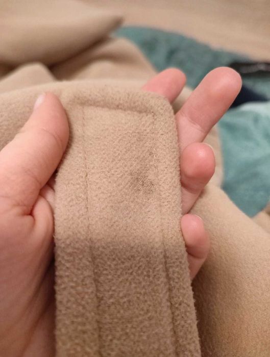 Palton cu guler îmblănit detașabil