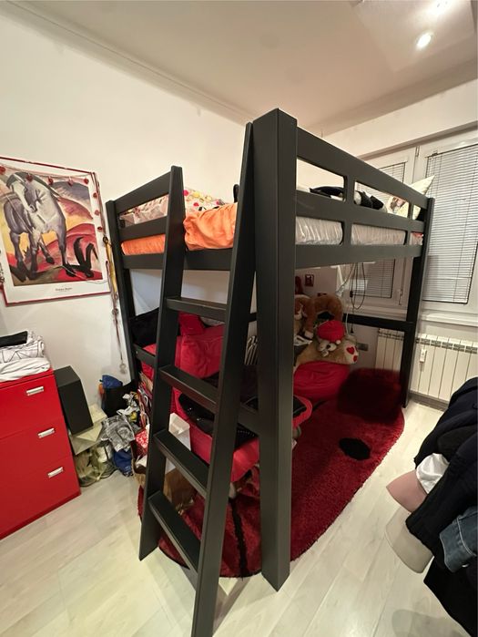 Легло - надстройка от масивно дърво