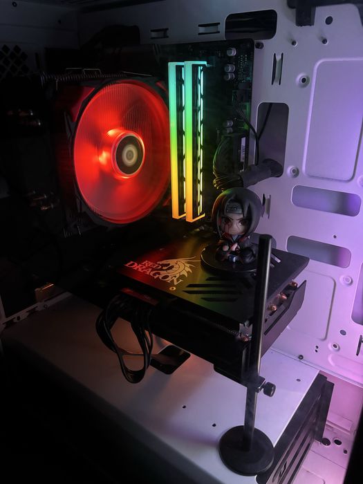 Игровой компьютер rx6800xt+ryzen7 2700x системный блок +Монитор