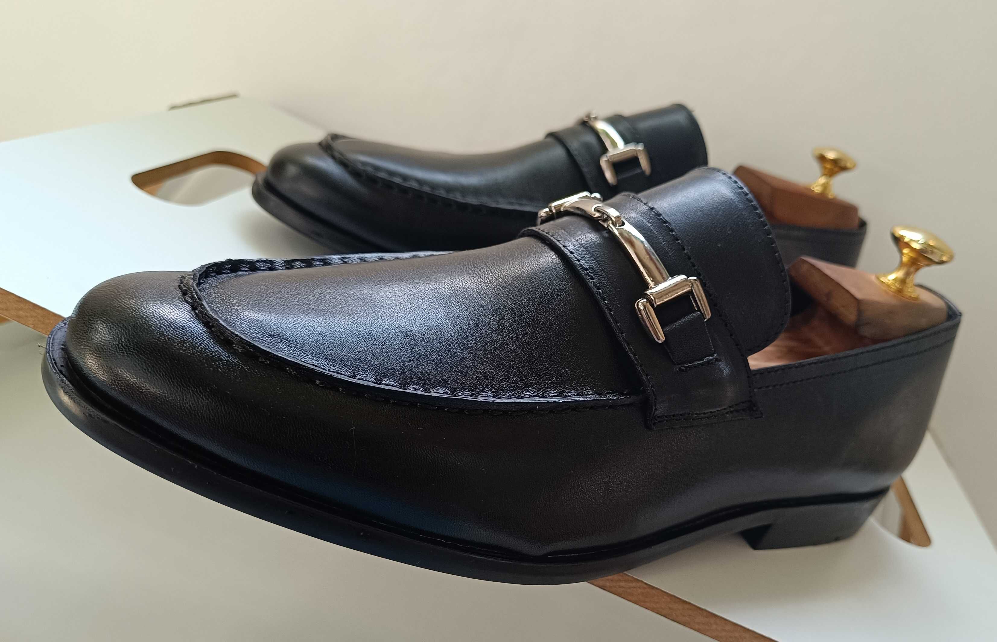 Pantofi loafer 43 bit premium About You NOI piele naturala moale