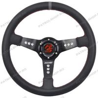 Volan sport tuning universal 350x65 mm piele ecologica