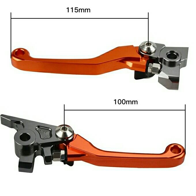 Manete rabatabile scurte KTM 2008-2013, 2014-2022. Înălțătoare ghidon