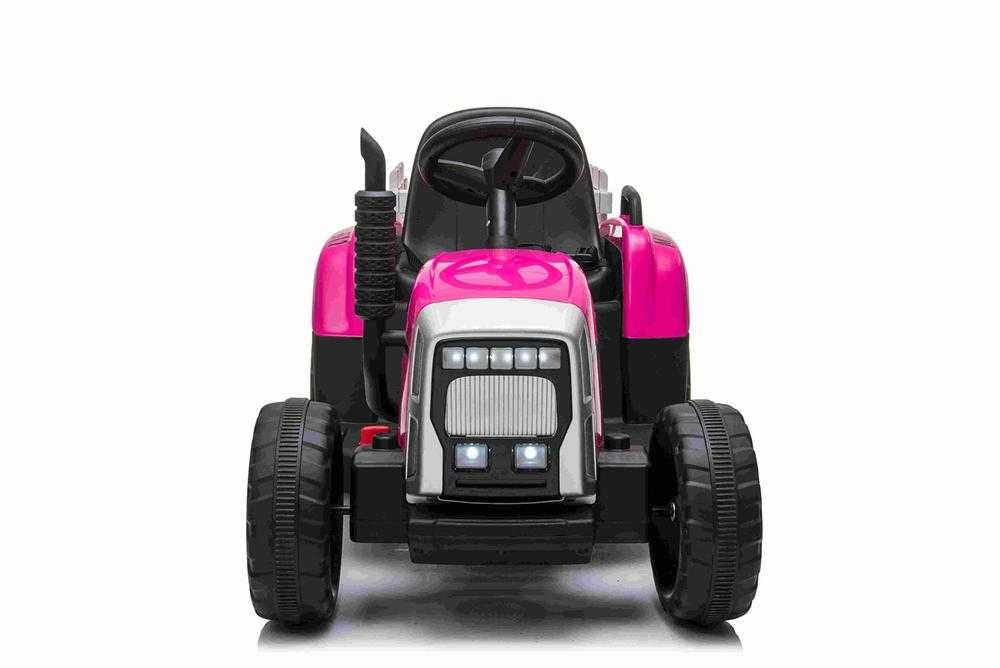 Tractor electric 12V cu remorca Nichiduta Farmer Pink