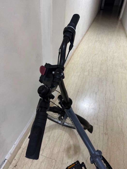 Bicicleta pliabila Btwin Fold 120 gri 20 inch