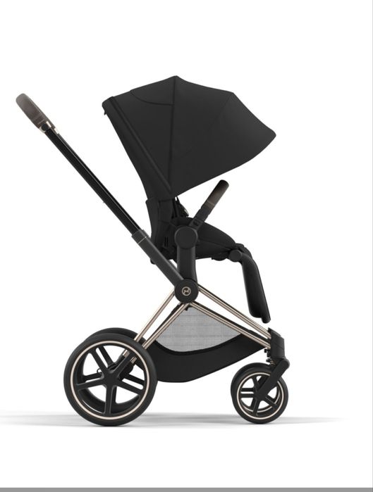 Carucior sport Cybex Platinum Priam - Sepia Black cu cadru rosegold