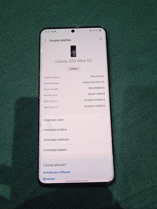 Vand samsung s20 ultra 5g