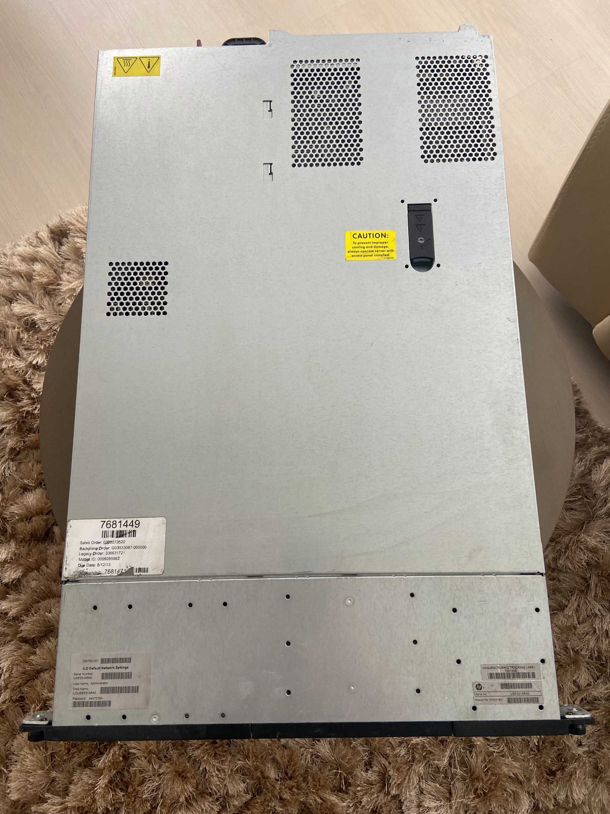 Сървър HP ProLiant DL360 G7 96GB RAM, 2x Intel Xeon X5675