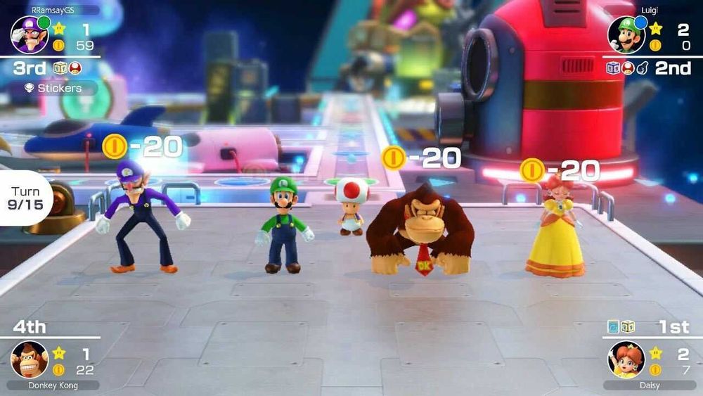 Joc Mario Party Superstars Nintendo Switch/Mario vs Donkey Kong/casti