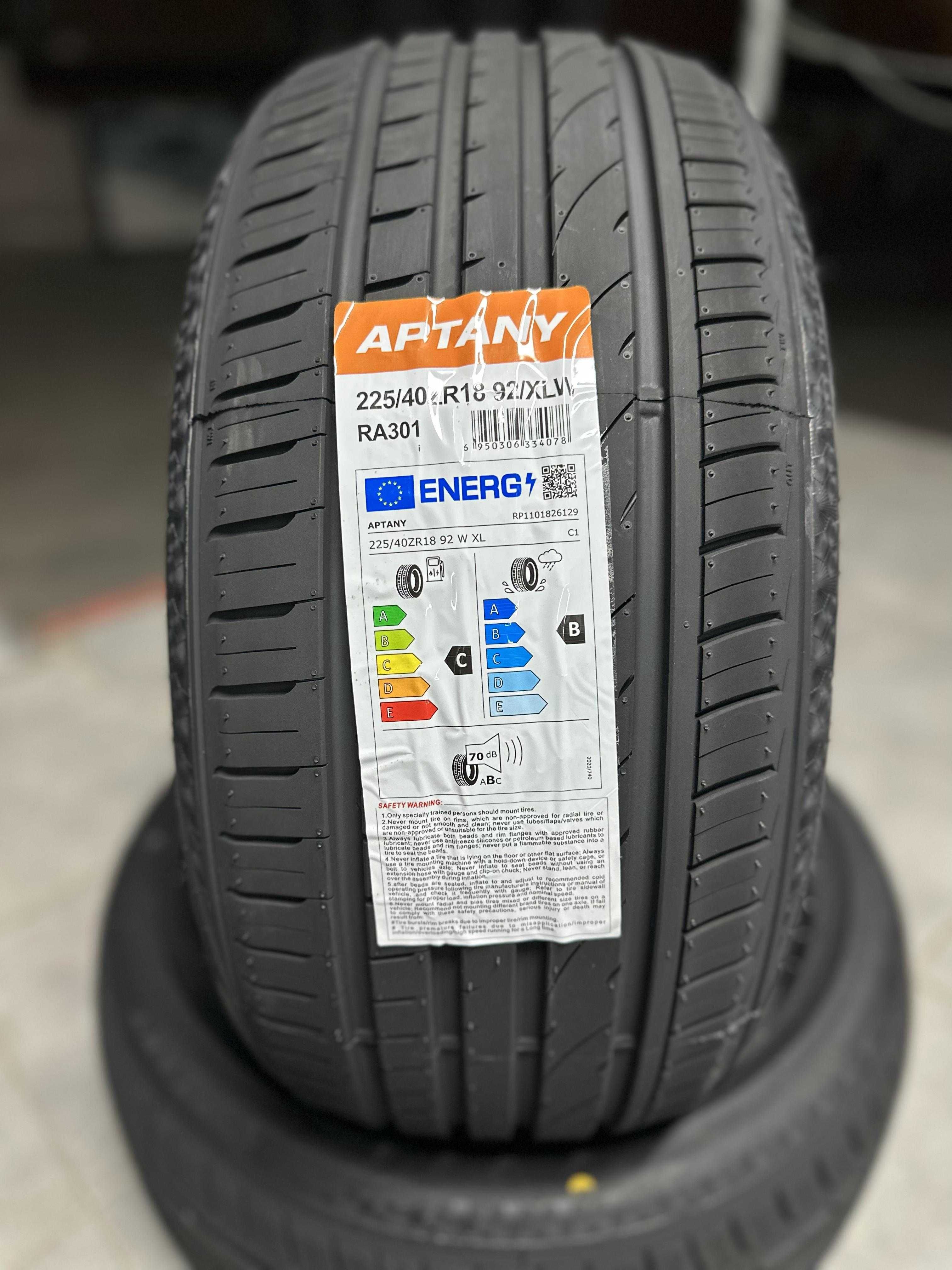 Нови Летни Гуми APTANY RA301 225/40R18 92W XL НОВ DOT