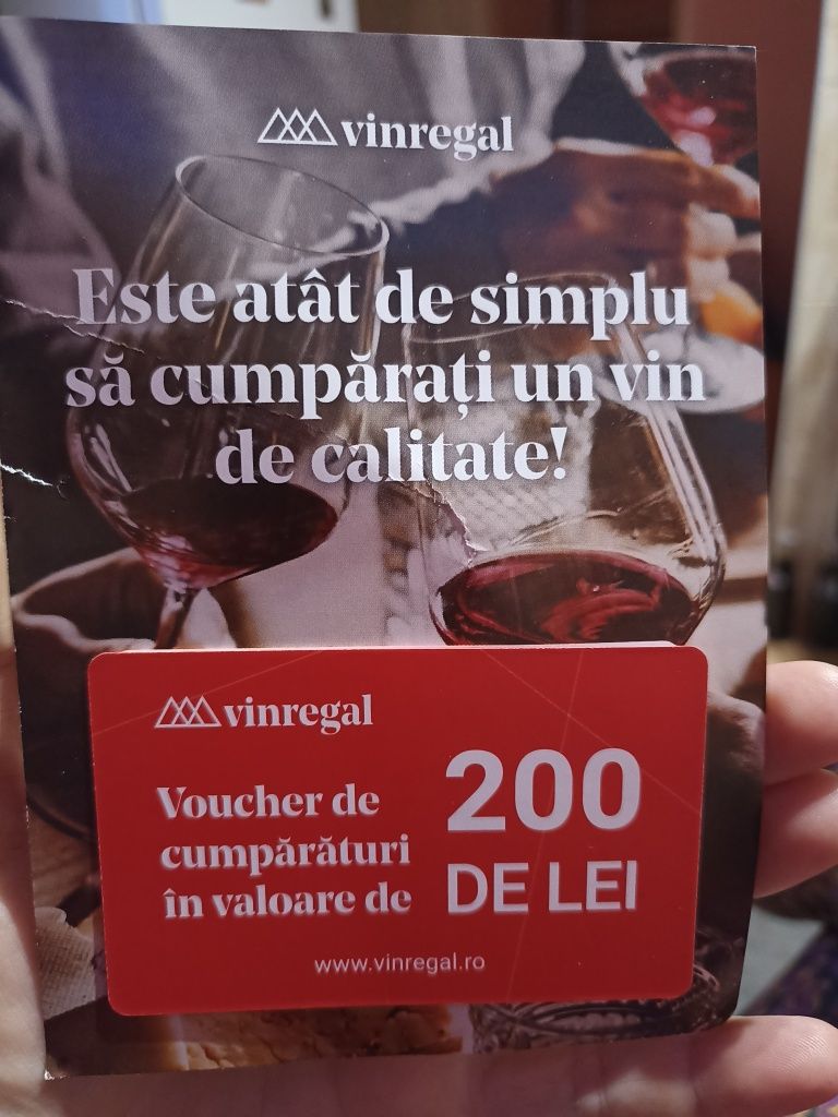 Voucher cumpărături de vinuri