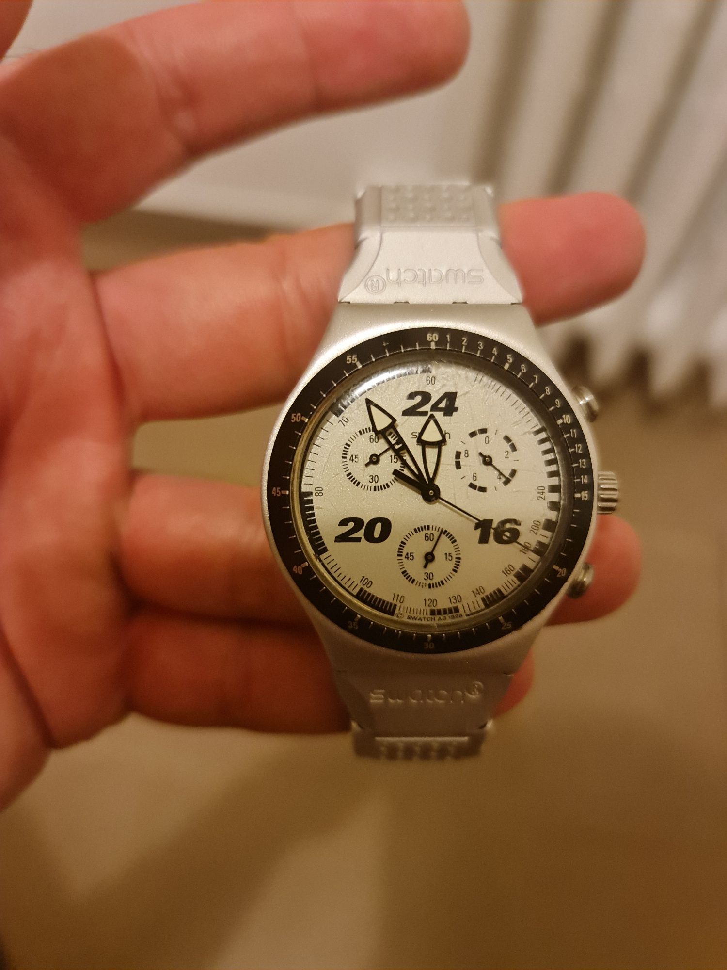 Swatch AG 1996 Irony Aluminum Chrono 39mm