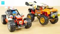 Конструктор Lego City Камион за каскади & Бъги - 2 модела