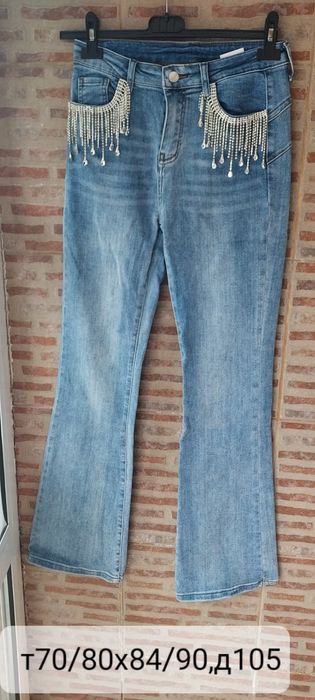 Дамски фешън дънки