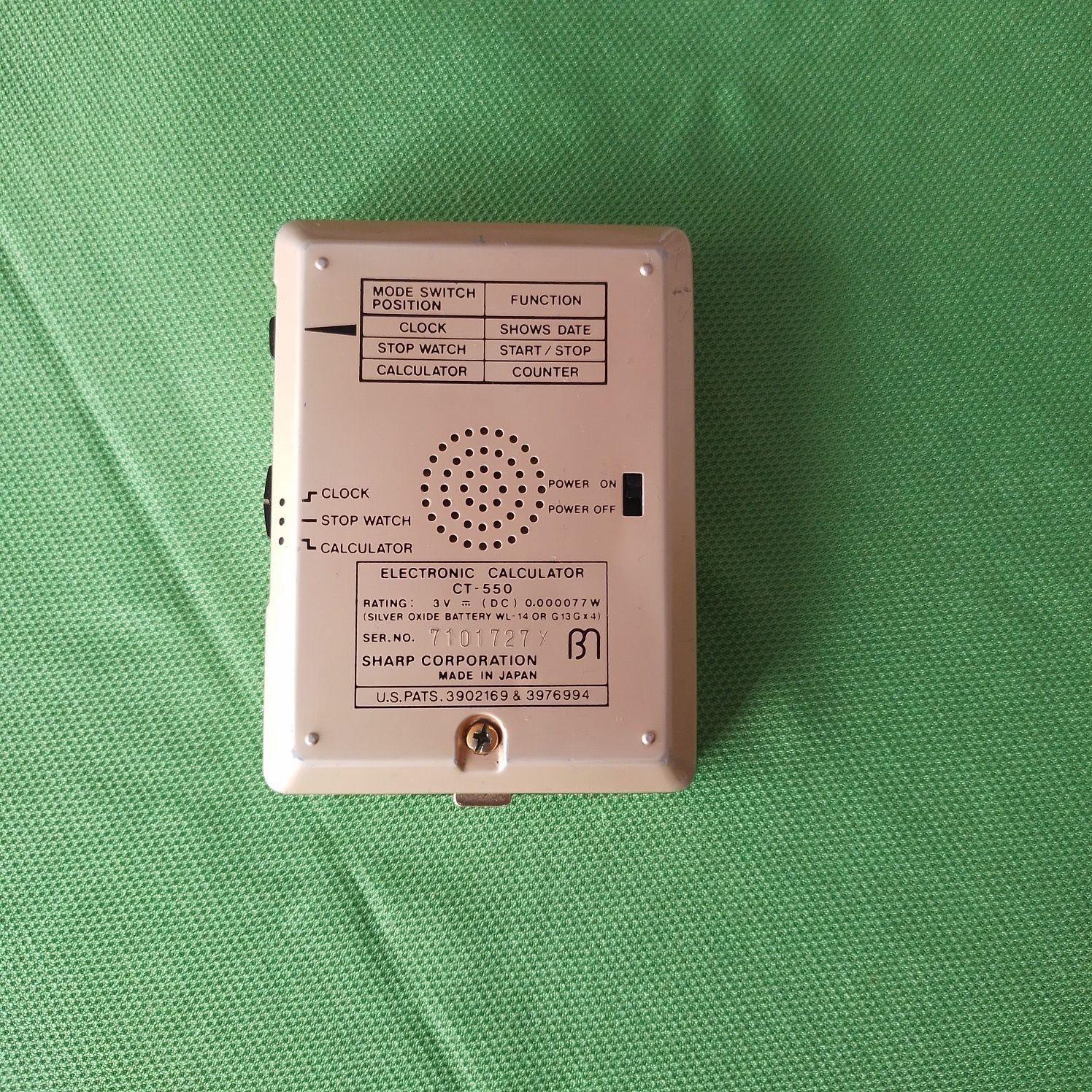 Sharp calculator electronic CT-550