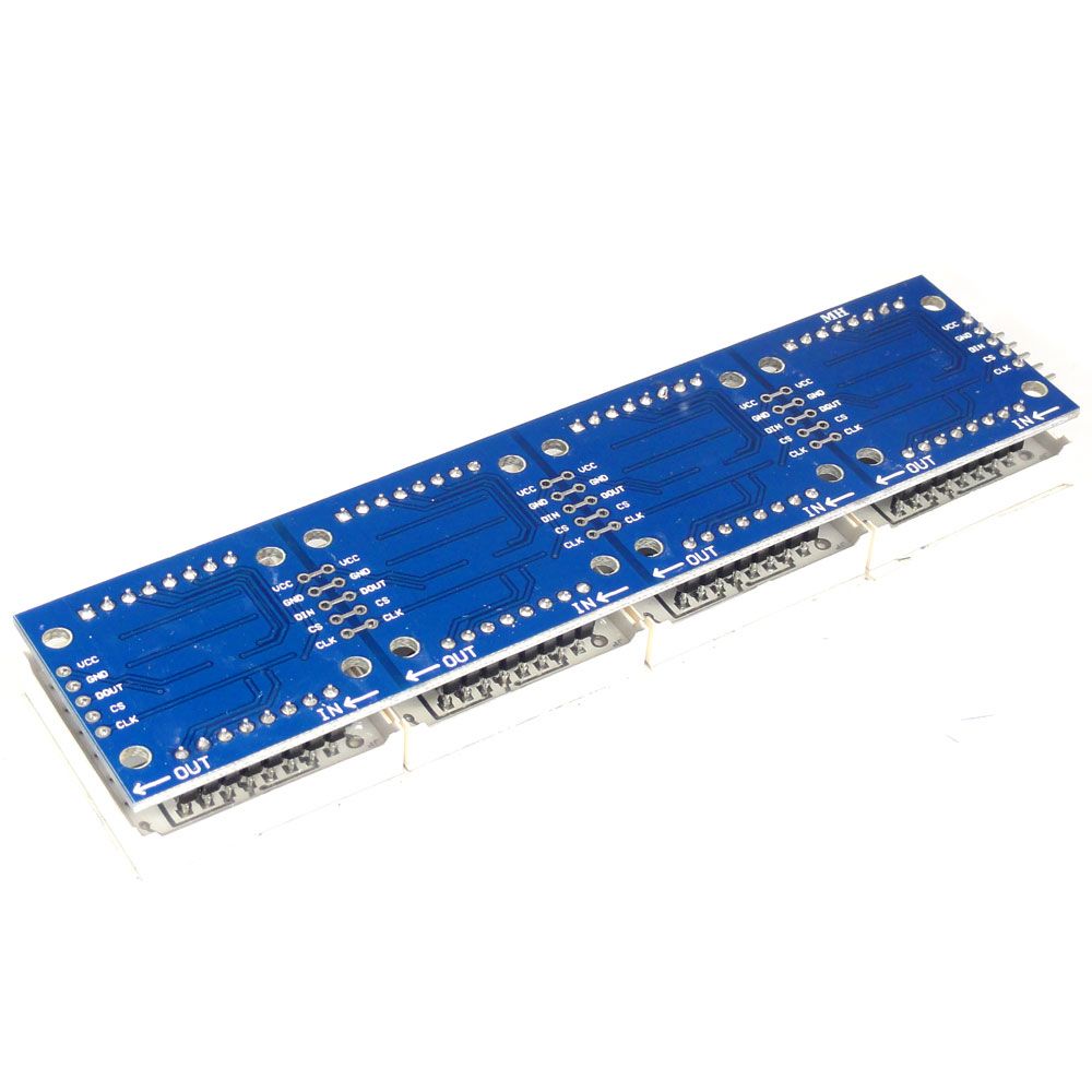 Матрица MATRIX LED дисплей 8x32 256 светодиода + MAX7219 драйвер