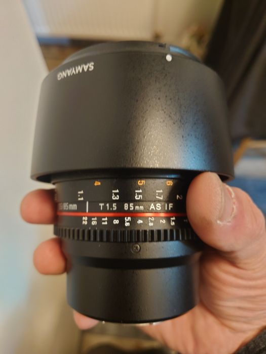 Obiectiv mft samyang 85mm f1,5