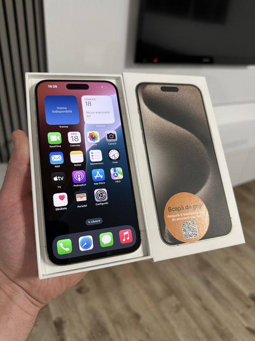 iPhone 15 Pro Max Natural Titanium