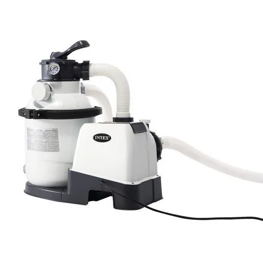 Piscina cu cadru metalic Intex, dreptunghiulara, cu pompa de filtrare