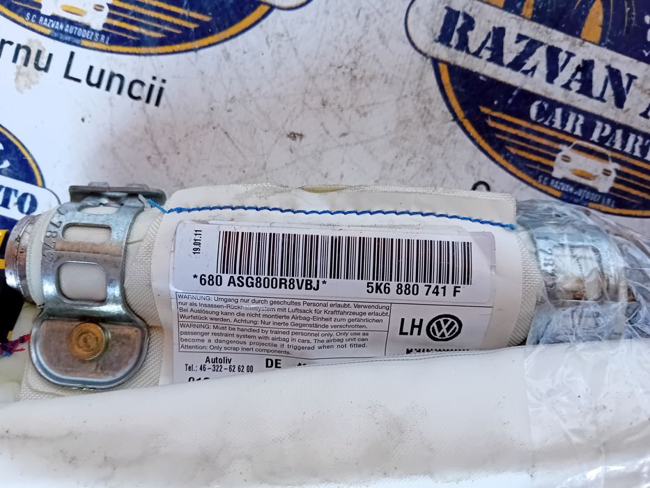 airbag cortina stanga volkswagen golf 6 hatchback