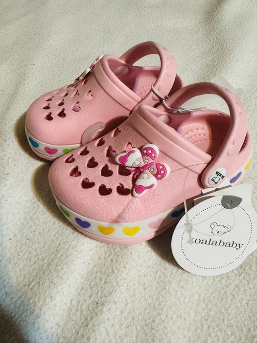 Бебешки сандали тип  Crocs - нови внос UK - 12 месеца