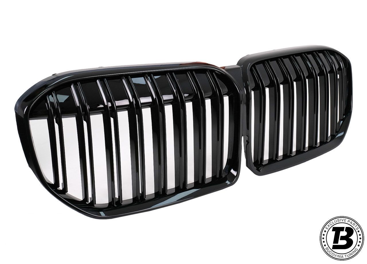 Grile Duble compatibile cu BMW Seria 7 G11 G12 Facelift M Design