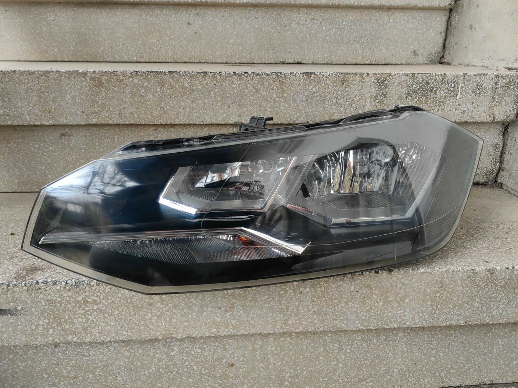 Фар VW Polo 2G ляв/Фар Polo 2G/ Фар Поло 2Г TYC