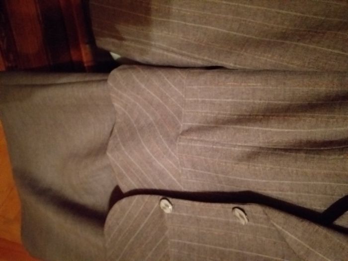 costum dama office, decent marime 42-44. gri fumos f elegant