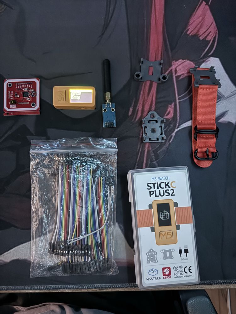 M5StickC Plus2 + модули CC1101, PN532