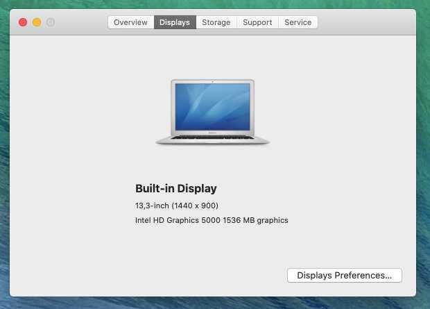 Macbook Air 13-inch 256GB 4GB Ram i5